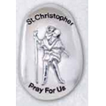 St. Christopher Patron Saint Thumb Stone